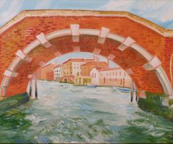 VENEZIA, Ponte di Tre Archi,detail
